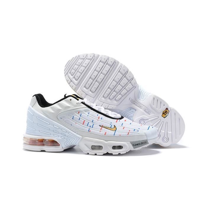 Baskets Plus Nike Air Max TN 3 Homme Chaussures Entraînement de Sport Blanc  Blue Rouge Jaune Blanc blue rouge jaune - Cdiscount Chaussures