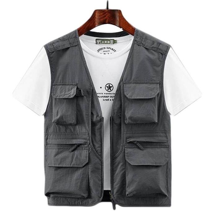 Veste sans manche peche sale