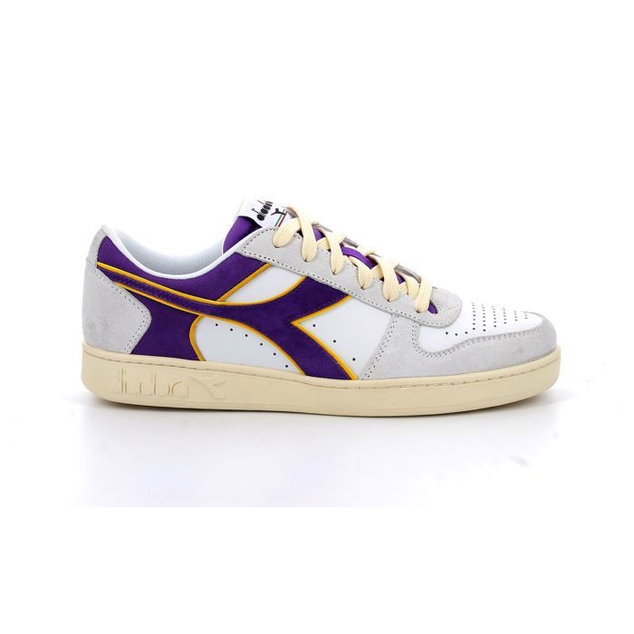 DIADORA Baskets basses Magic Bask Low Blanc Mixte Cdiscount Chaussures