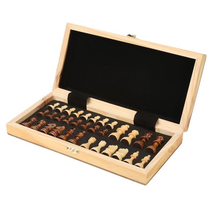 Jeu D'Échecs Magnétique Portable - Jeu Magnétique De Voyage Pour Famille Et Camping