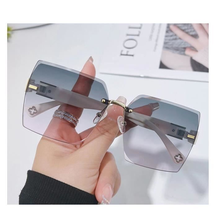 Lunettes De Soleil Polarisées Pour Femmes BARCUR - Monture Marron Ovale - Style Mode