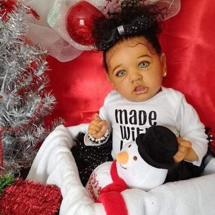 Bebe Reborn Fille Noire Cdiscount