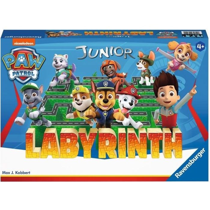 Pat Patrouille Labyrinthe Jr Ravensburger Jeu De Societe Enfants Chasse Au Tresor Dans Un Labyrinthe En Mouvement Des 4 Ans Cdiscount Jeux Jouets