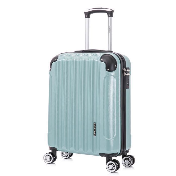 Valise Cabine 55x40x20cm Raykong - 44L Polycarbonate | Serrure Intégrée | 4 Roues 360° | Ryanair & Easyjet Approved