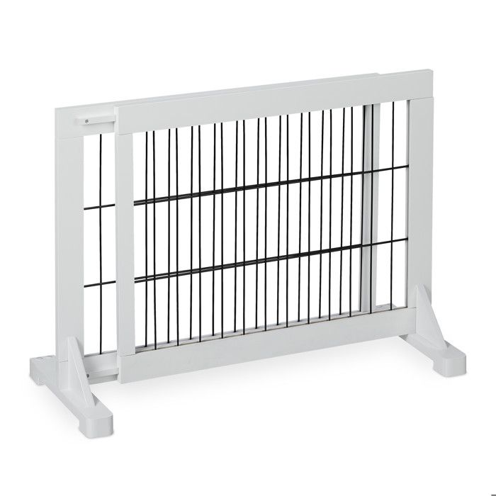 Barrière de sécurité sans perçage Extensible pour chien, PBR-600, Blanc