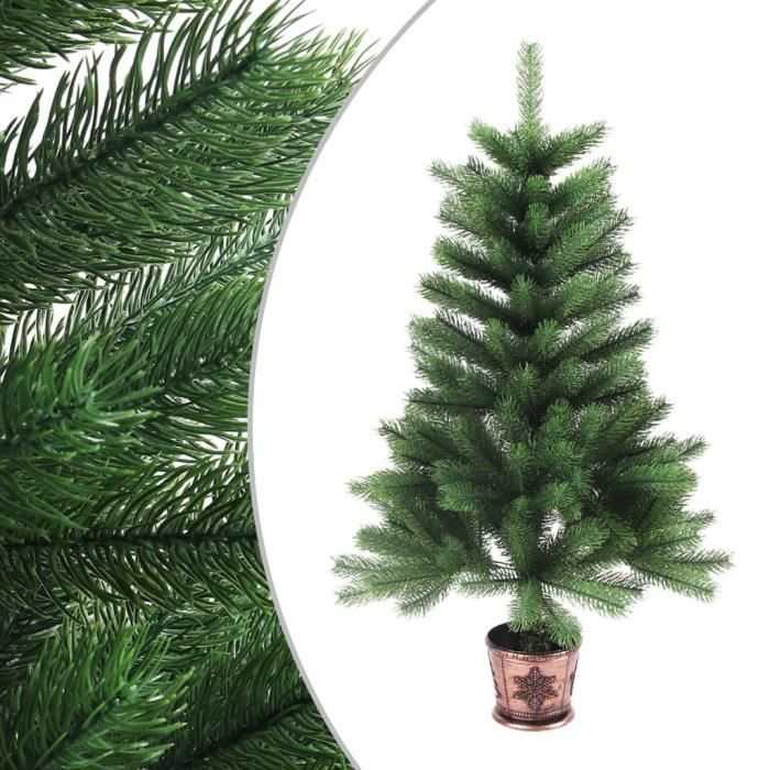 Sapin De Noël Artificiel 75 Cm Avec Neige Tombante Et Lumières LED - Musique Intégrée - Pour Intérieur - 11