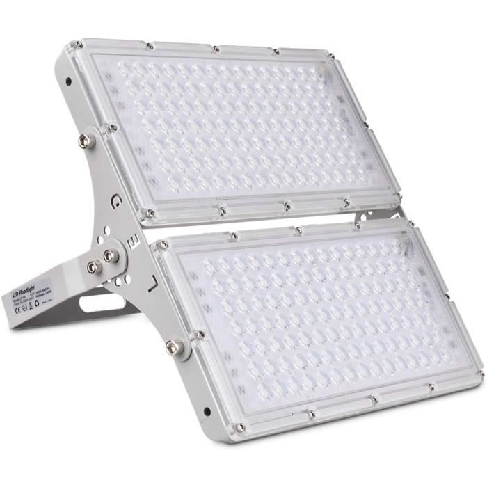 Projecteur LED Extérieur Antidéflagrant 10W, 800 LM, IP65 - Pour Parkings, Chantiers, Espaces Industriels - Aluminium, 50 000 Heures De Durée De Vie