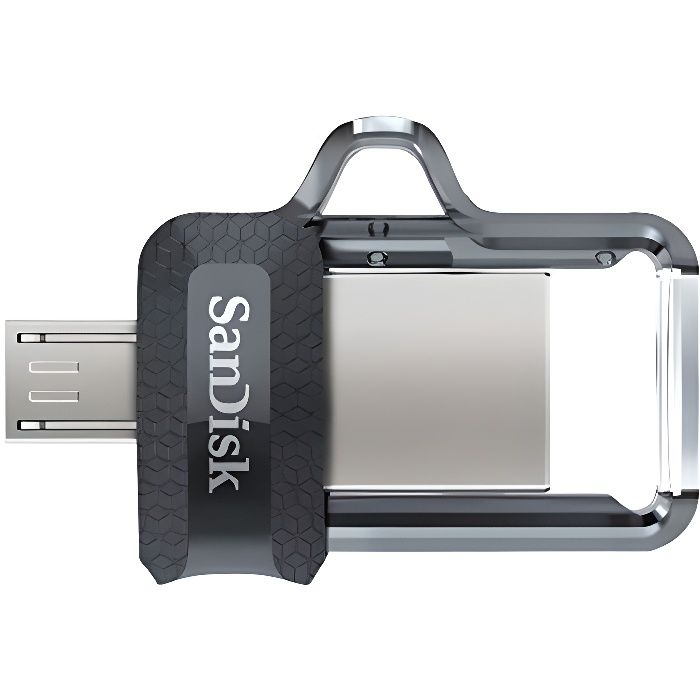 Clé USB - SanDisk - Ultra 64Go - Dual micro-USB et USB 3.0 - Vitesse de lecture 150 Mo/s - Compatible OTG