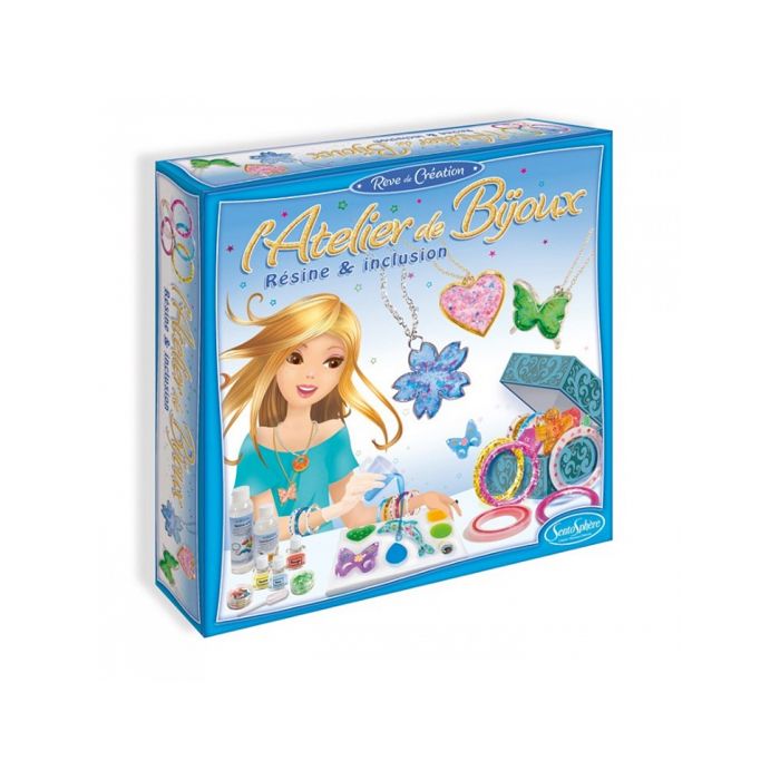 Jeu de création de bijoux - Sentosphere - Multicolore - Résine spéciale - Facile à démouler