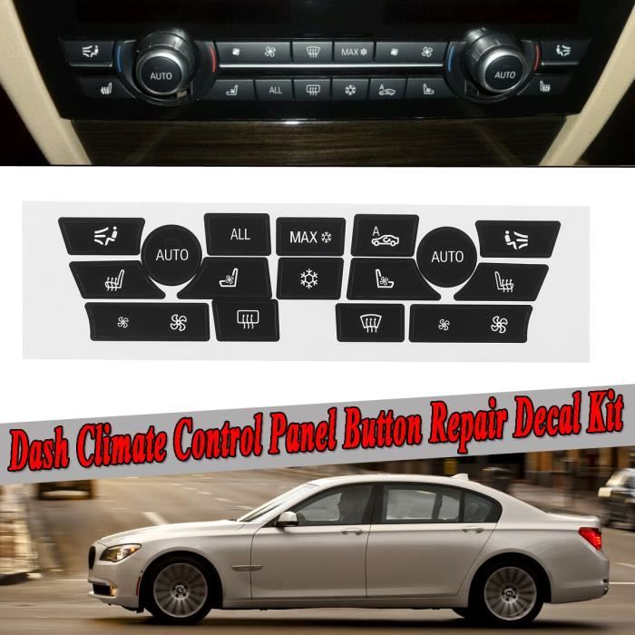 Tempsa Autocollant Reparation De Bouton De Panneau Commande Climatisation Pour Bmw Serie 7 Achat Vente Decoration Vehicule Autocollant Bouton Pour Bmw Cdiscount