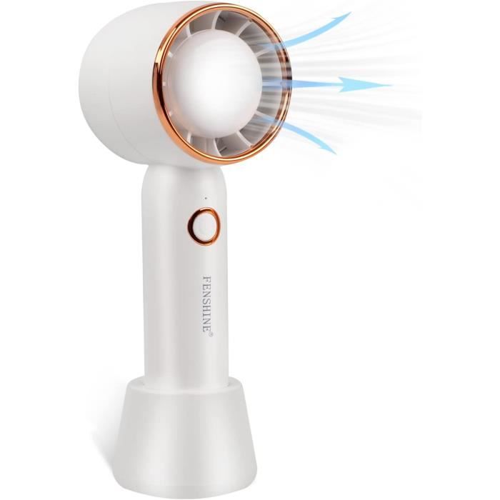 Ventilateur portable portable 3 niveaux tête secouante automatique USB