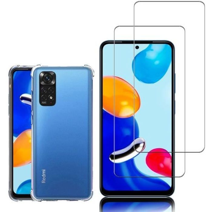Xiaomi Redmi Note 9 Coque Silicone Antichoc Classique Transparent (Réf