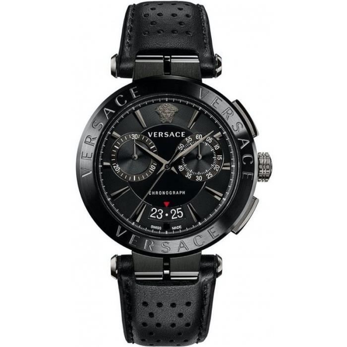 Montre cheap versace noir