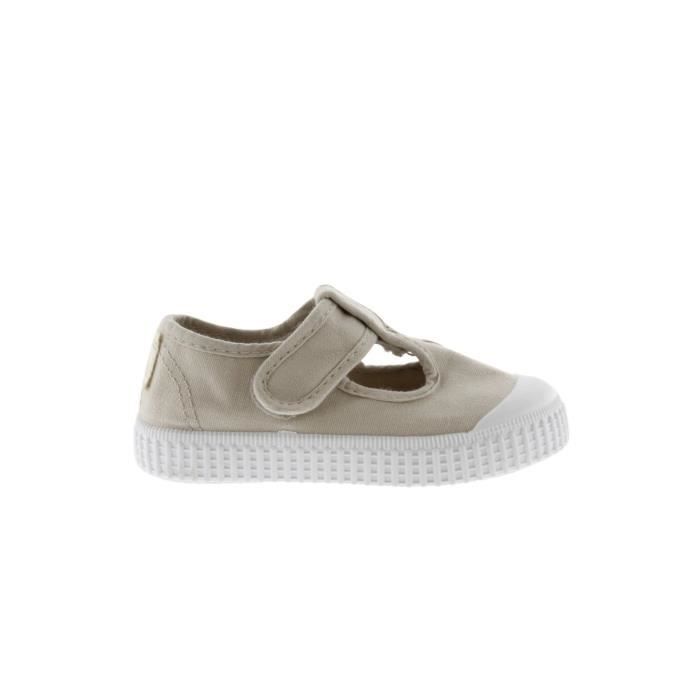 Sandales enfant Victoria 1915 scratch beige 30 Beige Cdiscount Chaussures