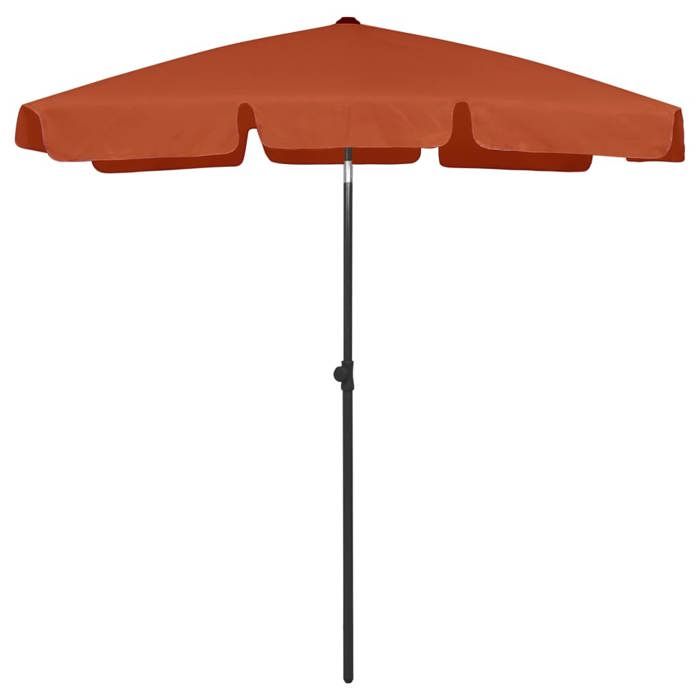 VIDAXL parasol de plage 180x120 cm cuite - vue 2