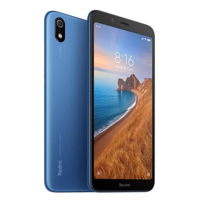 Vente T&eacute;l&eacute;phone portable Xiaomi Redmi 7A Bleu 32Go Version Globale Livraison officielle Xiaomi pas cher