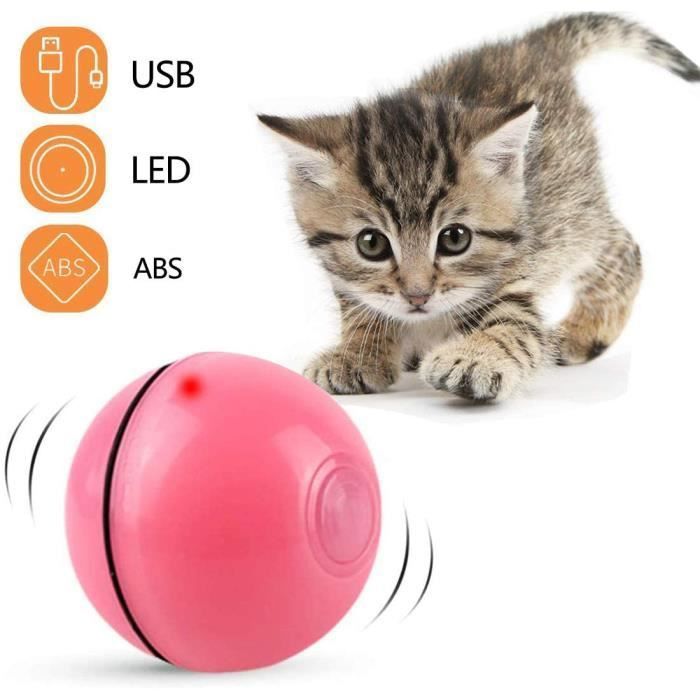 Comparer les prix de Jouet Interactif pour Chat - Boule Auto-Rotative à 360 Degrés Jouet rechargeable par USB pour chat