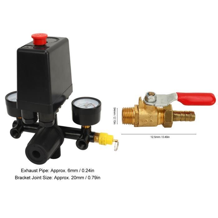 RHOPressostat Compresseur d'Air avec Vanne de Contrle, Réglage Facile — free download