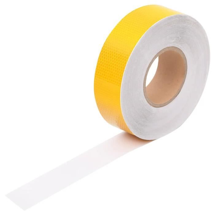 FAN Bande R fl chissante Jaune 5 Cmx50 M PVC YOSOO DX7931 fan-bande-r-fl-chissante-jaune-5-cmx50-m-pvc-yosoo-dx7931