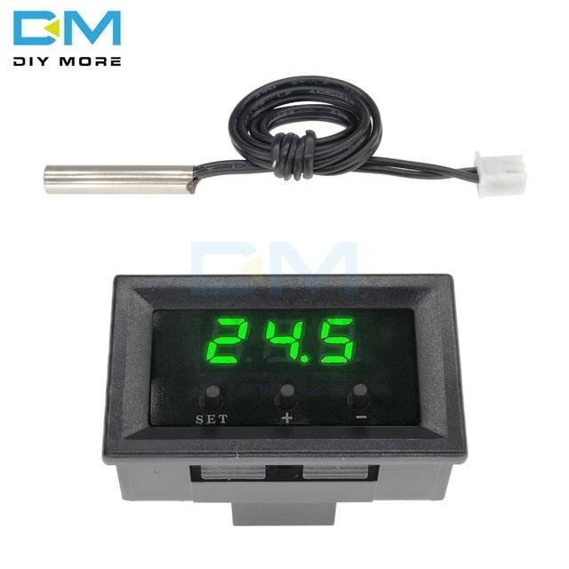 Circuits intégrés,green--Thermostat Numérique W1209 12v Dc, Panneau De Contrôle De La
