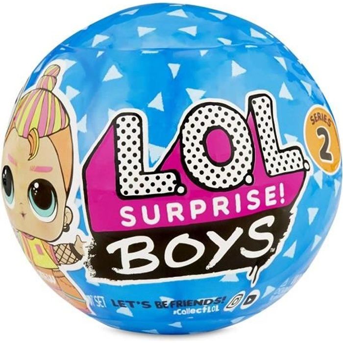 Jouet - L.O.L. Surprise Boys - Serie 2 - Figurine de collection avec 7 accessoires