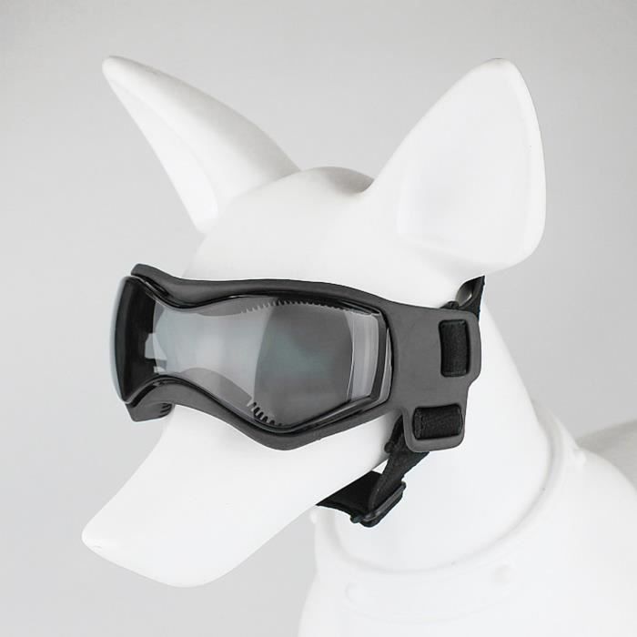 Meilleurs prix pour LEC Lunettes pour animaux de compagnie, lunettes pour chiens, lunettes imperméables et coupe-vent Noir HB042