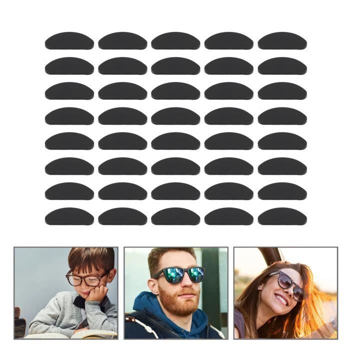 Zerodis Plaquettes de nez adhésives pour 20 paires de plaquettes nasales en Silicone