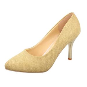 escarpin ouvert jaune