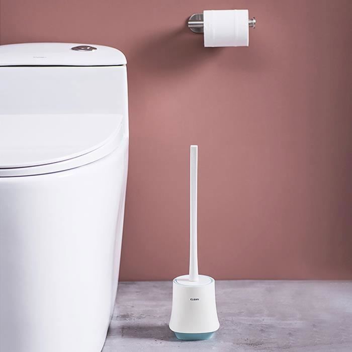 Brosse WC Toilette Silicone, Rupex Balai WC et Supports, Poignée en  Plastique Antidérapante, Poils Flexibles : : Cuisine et Maison