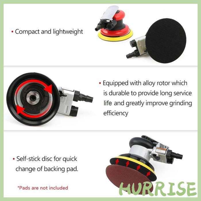 Kit Palette + Rotor Pour Ponceuse Pneumatique 5 Pouces – Pièces Détachées