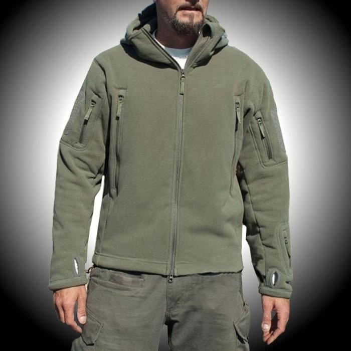 Couleur Homme Kaki taille XL veste polaire d'hiver pour homme, vêtement de  chasse chaud et léger, kaki - Cdiscount