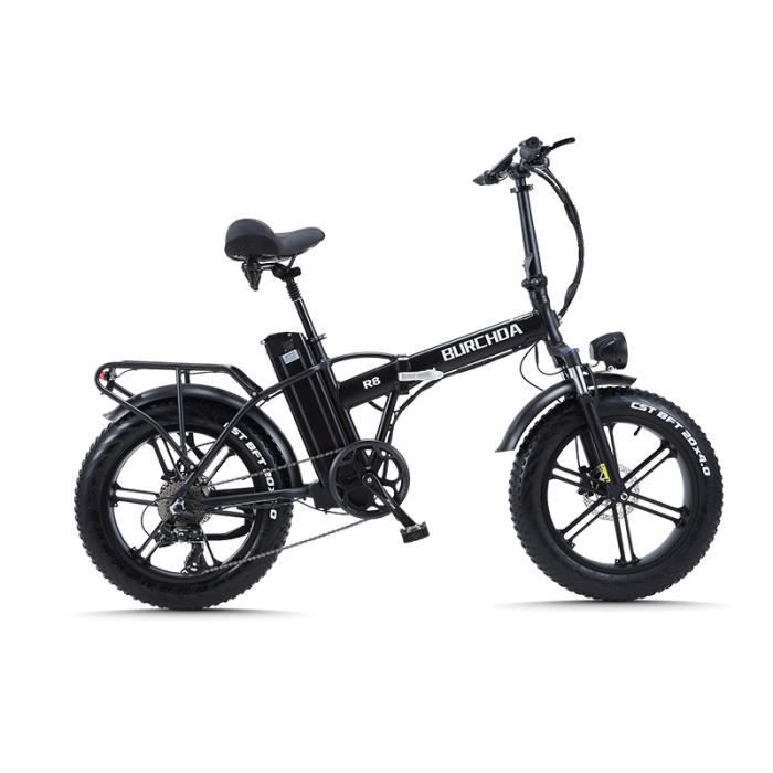 BURCHDA R8 velo electrique pliant 48V 20Ah batterie au Lithium 4.0 pouces gros pneu grand siege neige velo a assistance electrique Cdiscount Sport