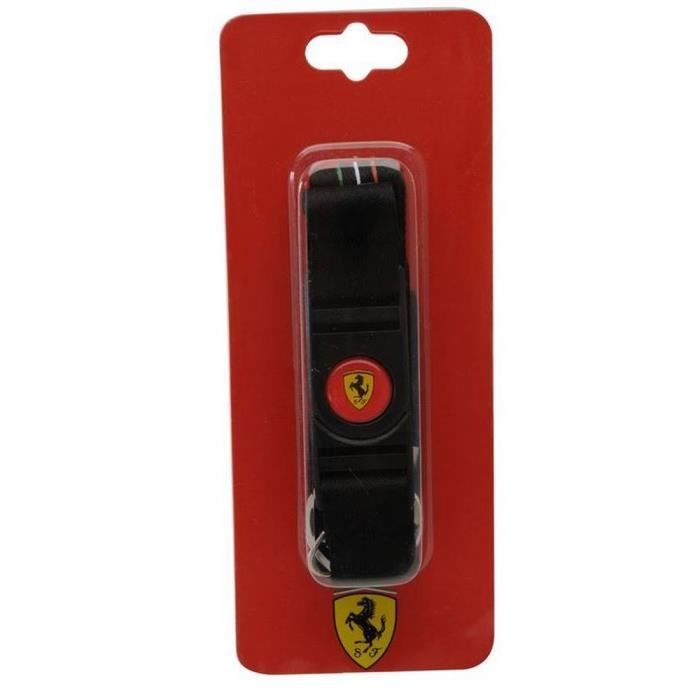 Tour de cou Porte Clé Ferrari noir