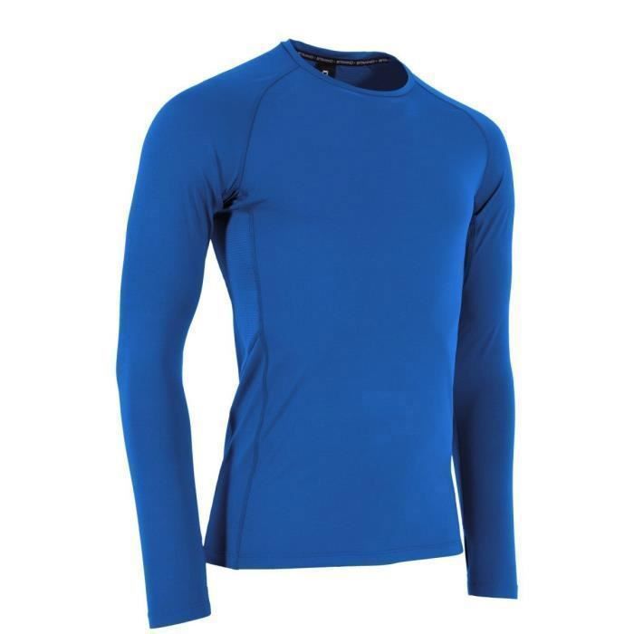 Sondico - Top Baselayer de Sport Manche Longue Homme - Bleu Royal
