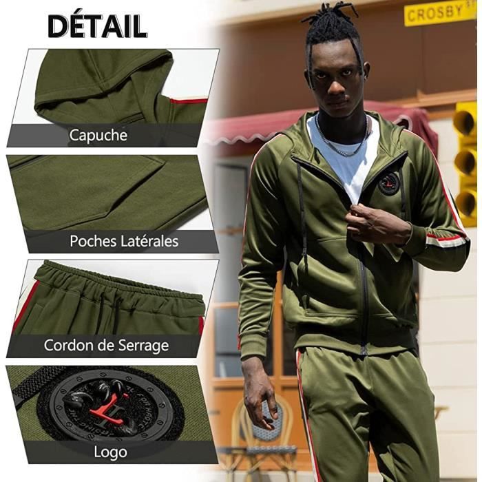 Ensemble jogging vert deals