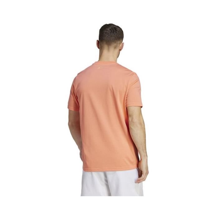 T shirt top adidas rose homme