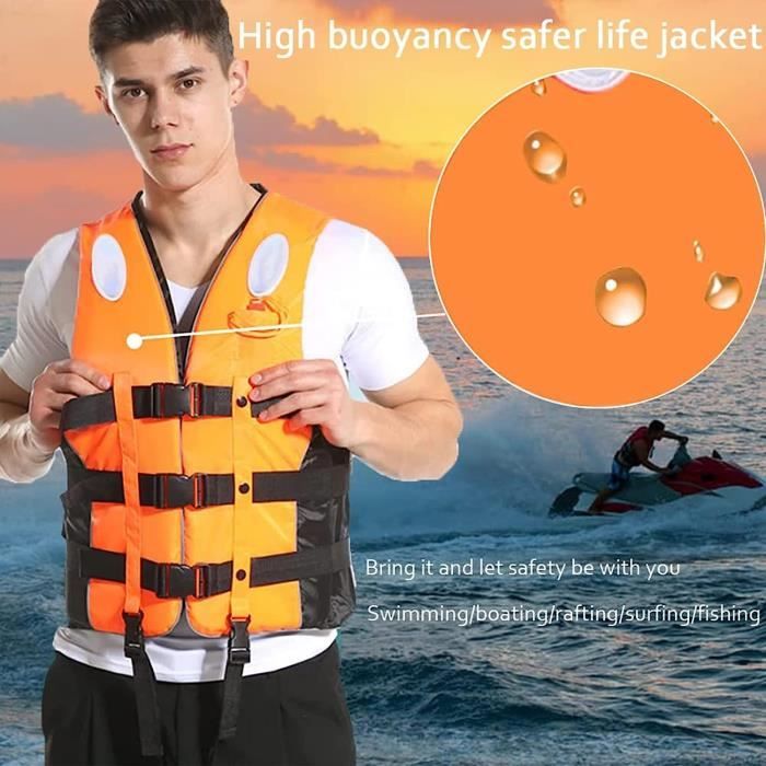 Veste Sauvetage Gilet Neoprene Paddle Homme Gilet Flottabilite Enfant Gilet De Sauvetage Adulte Voile Kayak Peche en Mer 55 Cdiscount