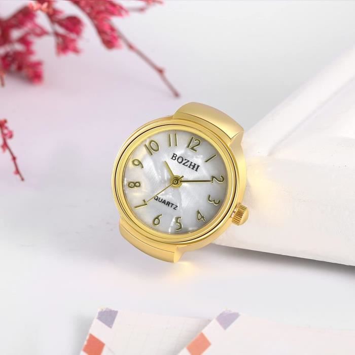 Bague Délicate Anneau Incrustée De Strass