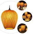 1pc Decor de la lumière Lampe Décorative Tissu Bambou Plafonnier Plafond Pour La Partie lustre - suspension luminaire d'interieur-2