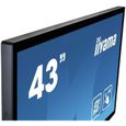 Moniteur iiyama ProLite T4361MSC-B1 écran tactile 43" Full HD Noir Multi-utilisateur-2