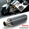 NEUFU Kit 51mm Silencieux d'échappement de Moto Pour Honda CBR500 CB500X CB500F-2