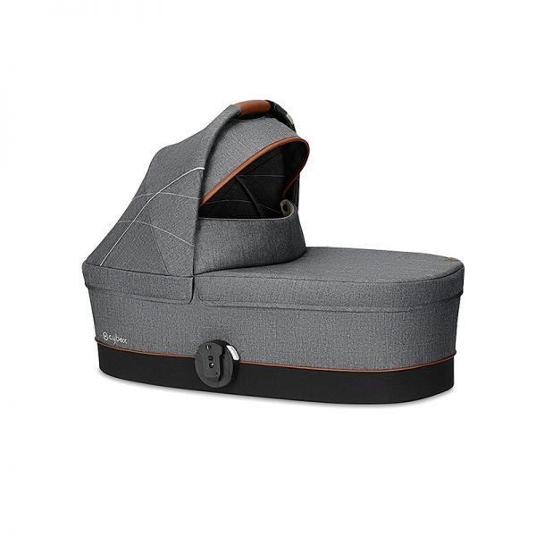 Poussette combinee Cybex Balios S Nacelle S Denim B Manhattan Grey Cdiscount Puericulture Eveil bebe