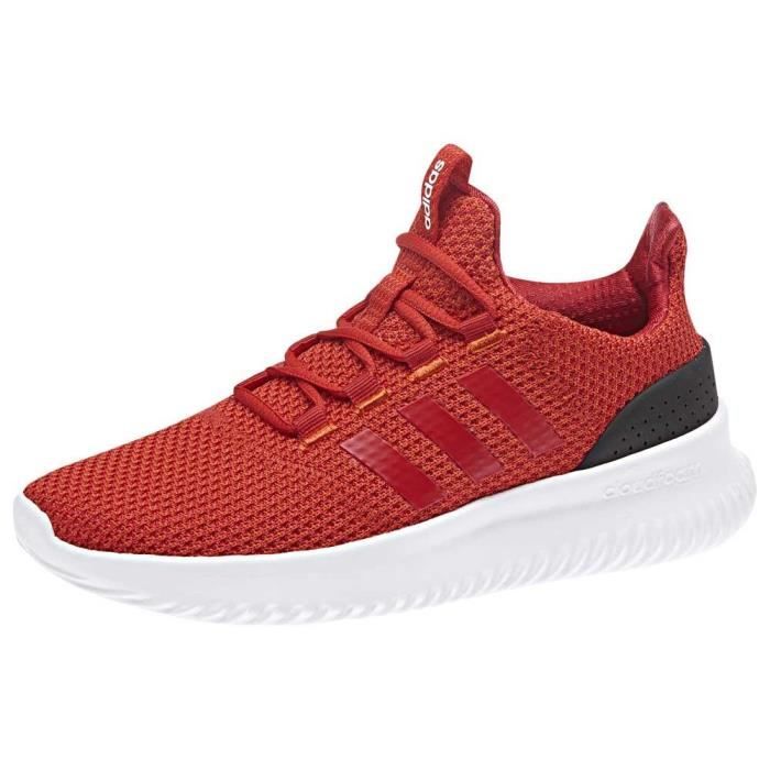Chaussures Enfant Adidas Cloudfoam Ultimate Rouge Running Occasionnel