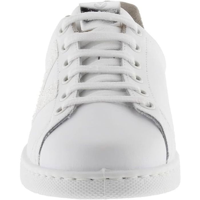 Baskets en cuir Victoria tennis glitter blanc 42