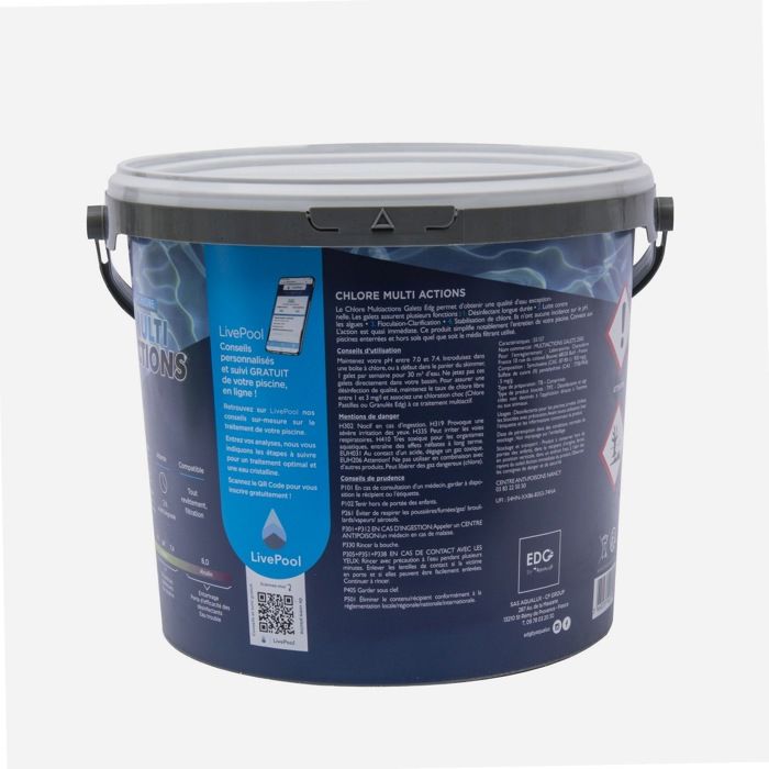 Chlore multiactions 250g galet 5 kg - Cdiscount Jardin