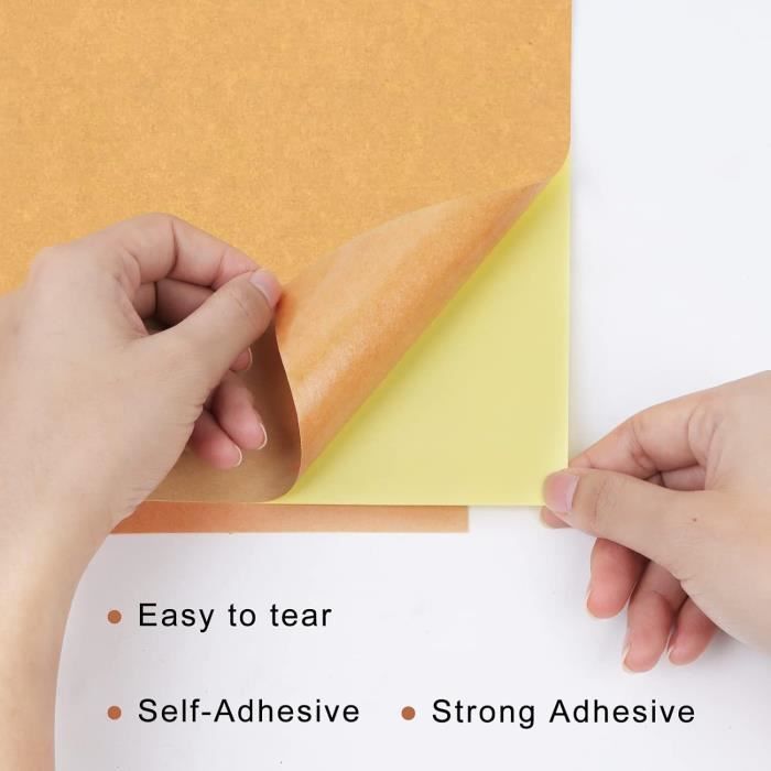 Lot De 100 Feuilles Papier Parchemin Ivoire A4 - 90g/m² Pour CV, Diplômes Et Documents élégants