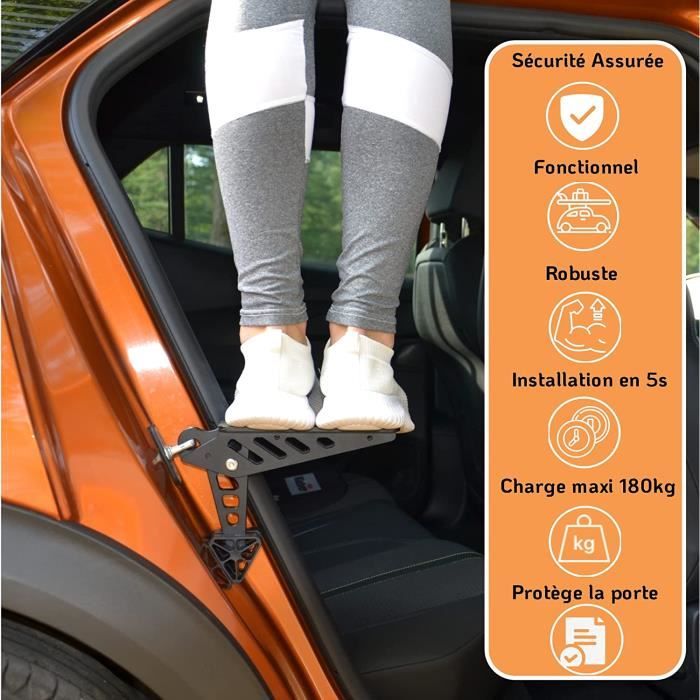 Imagine orange Marchepied pliable pour porte de voiture, accès facile au  toit de la voiture