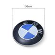 Logo BMW 56mm (x4) Centre De Roue Cache Moyeu Jante emblème bleu blanc-3
