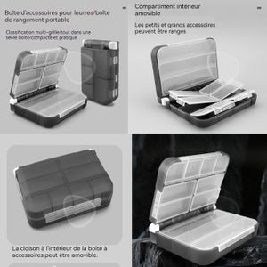 Porte-leader De Pêche 3 étages - Organisateur Compact Pour Bas De Ligne Et Hameçons - Anti-enchevêtrement, Transport Facile - 4