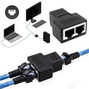 Duttek RJ45 Coupleur, RJ45 1 Femelle à 2 Femelle,Connecteur RJ45